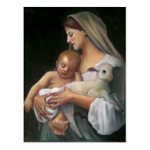 Mi copia de la "inocencia" de Bouguereau: Bebé, co Postal