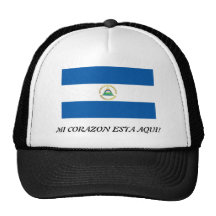 ¡MI CORAZON ESTA AQUI! GORRAS