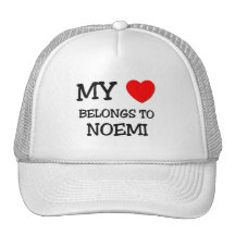 Mi corazón pertenece a NOEMI Gorros Bordados