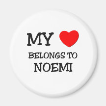Mi corazón pertenece a NOEMI Imán