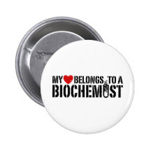 Mi corazón pertenece a un bioquímico pins