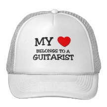 Mi corazón pertenece a un GUITARRISTA Gorros
