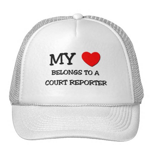 Mi corazón pertenece a un REPORTERO de CORTE Gorros