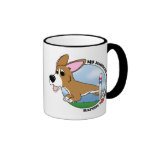 Mi Corgi Galés del Pembroke ama la taza de la agil
