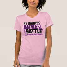 Mi de la batalla cáncer pancreático de la mamá tam camiseta