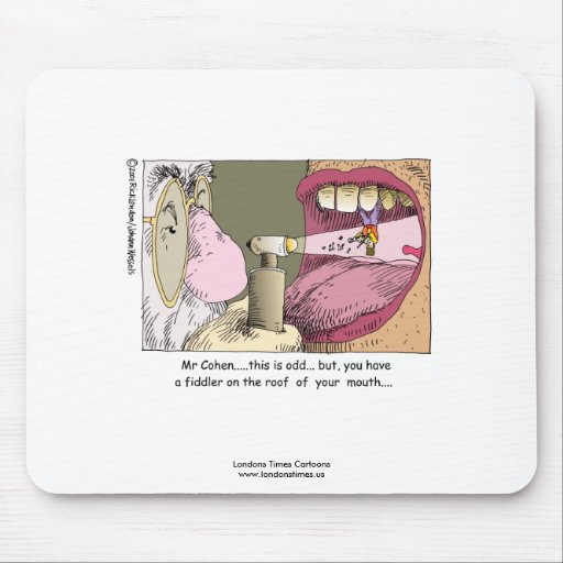 Mi dentista judío Mousepad divertido Tapete De Raton
