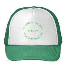 Mi dios le ama gorras de camionero