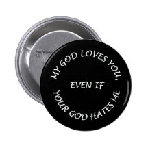 Mi dios le ama pins