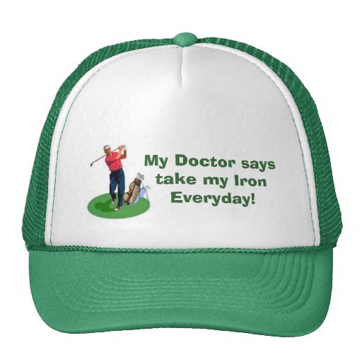 ¡Mi doctor dice toma mi hierro diario! Gorros