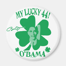 Mi engranaje afortunado de 44 O'bama Imán De Frigorífico
