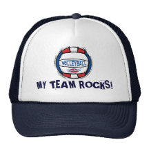 Mi equipo oscila el gorra del voleibol por los est