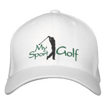 Mi gorra bordado golf del deporte gorra bordada