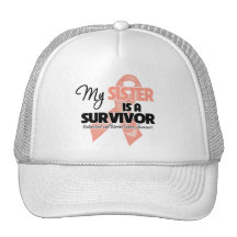 Mi hermana es un superviviente - cáncer uterino gorra