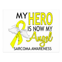 Mi héroe es mi sarcoma del ángel postal