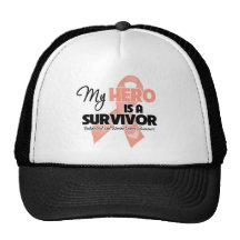 Mi héroe es un superviviente - cáncer uterino gorro de camionero
