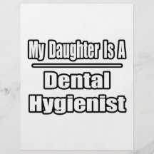 Mi hija es higienista dental tarjetón