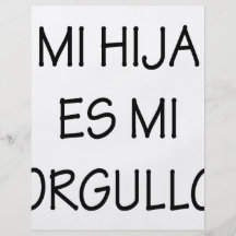 MI Hija Es MI Orgullo Tarjetones