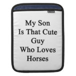 Mi hijo es ese individuo lindo que ama caballos fundas para iPads