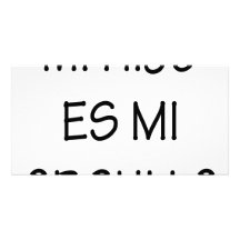 MI Hijo Es MI Orgullo Tarjeta Fotografica Personalizada