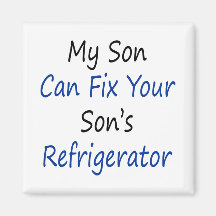 Mi hijo puede fijar el refrigerador de su hijo imanes  