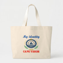 Mi identidad Cabo Verde Bolsas Lienzo