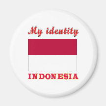 Mi identidad Indonesia Imán De Frigorífico