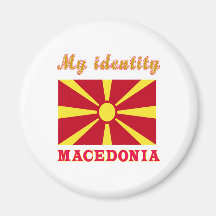 Mi identidad Macedonia Imanes De Nevera