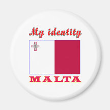 Mi identidad Malta Imán De Frigorifico