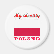 Mi identidad Polonia Imán De Frigorifico