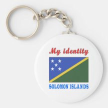 Mi identidad Solomon Island Llavero Personalizado