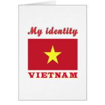 Mi identidad Vietnam Tarjeton