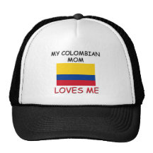 Mi mamá colombiana me ama gorros bordados