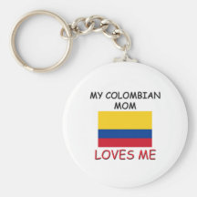 Mi mamá colombiana me ama llaveros personalizados