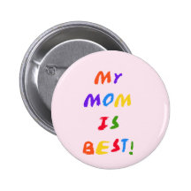 Mi mamá es las mejores camisetas y regalos pin