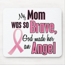 Mi mamá es un cáncer de pecho del ángel alfombrilla de raton