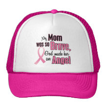 Mi mamá es un cáncer de pecho del ángel gorro