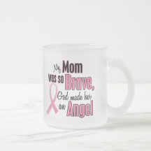 Mi mamá es un cáncer de pecho del ángel tazas