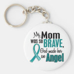 Mi mamá es un cáncer ovárico del ángel 1 llaveros