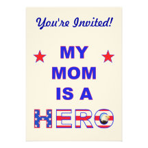 Mi mamá es un héroe anuncios personalizados