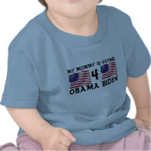 Mi mamá está votando a Obama Biden Camisetas