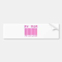 Mi mamá inestimable etiqueta de parachoque