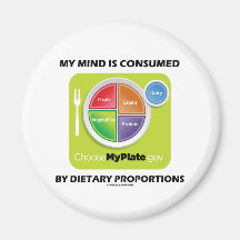 Mi mente es consumida por proporciones dietéticas imán