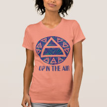Mi mente está para arriba en la camisa del aire