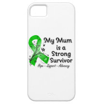 Mi momia es una cinta fuerte del verde del supervi iPhone 5 Case-Mate protector