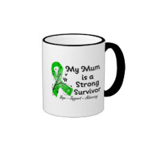 Mi momia es una cinta fuerte del verde del supervi tazas de café
