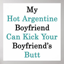 Mi novio caliente de Argentina puede golpear a su  Posters