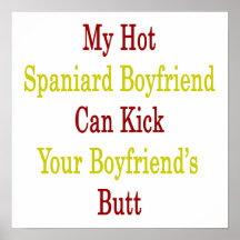 Mi novio caliente del español puede golpear su Boy Poster