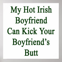 Mi novio irlandés caliente puede golpear el B de s Impresiones