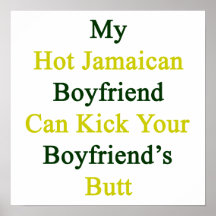 Mi novio jamaicano caliente puede golpear su Boyfr Poster