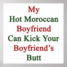 Mi novio marroquí caliente puede golpear su Boyfri Posters